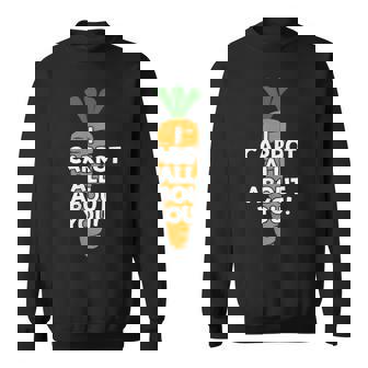 I Carrot All About You 面白い 野菜しゃれ 野菜愛好家 スウェットシャツ - Kawaiitshirt