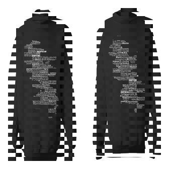 Carte De La Martinique Matinik Matnik Martinique En Langues Du Monde Sweater e - Cadeauxyz