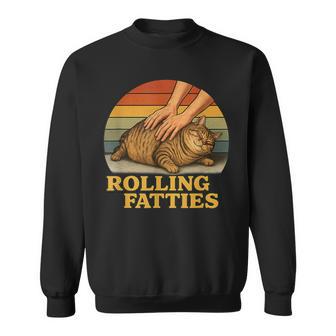 Cat Rolling Fatties Cat Sweatshirt - Thegiftio UK