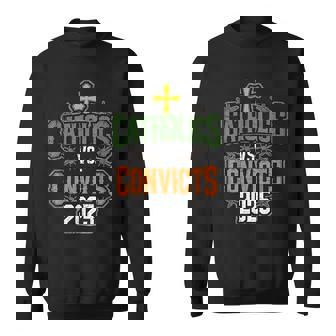 Catholics Vs Convicts College Football Tailgate Game Day Sweatshirt - Thegiftio