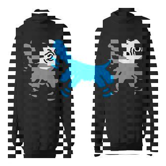 Catwimming Kitten In Water Cute Animalwimmer スウェットシャツ - Kawaiitshirt