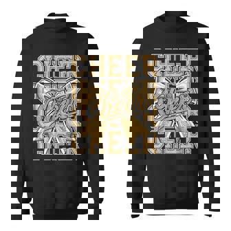 Cheer Gold Cheerleader Coquette Cheerleading Outfit Sweatshirt | Seseable FR