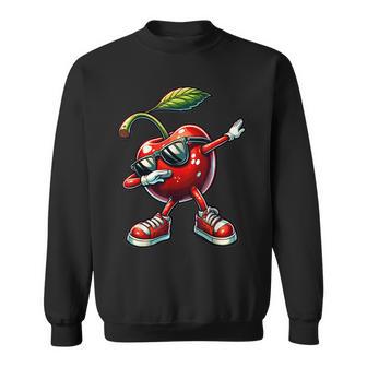 Cherry er s Dabbing Red Cherry Cherry Fruit Sweatshirt - Thegiftio UK