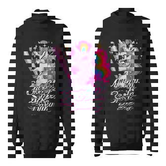 Choke On My Radiance 面白いユニコーンレインボーアティチュード スウェットシャツ - Kawaiitshirt