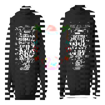 Christmas In July 2025 Squad Summer Beach Vacation Xmas Cool Sweatshirt | Mazezy
