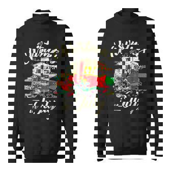 Christmas In July Hippie Rv Camping Camping Lover Sweatshirt | Mazezy