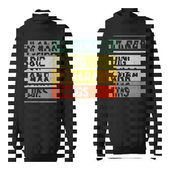 Citation Personnalisée Humoristique I'm Camara Doing Camara Things Sweater e - Cadeauxyz