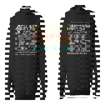 Clásico Original Nacido En 1975 Y La Historia Continúa Cumpleaños Camisa de entrenamiento - Regaloses