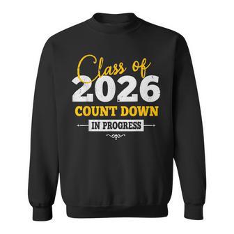 Class Of 2026 Countdown First Day Senior Back To School 2025 Sweatshirt - Thegiftio UK