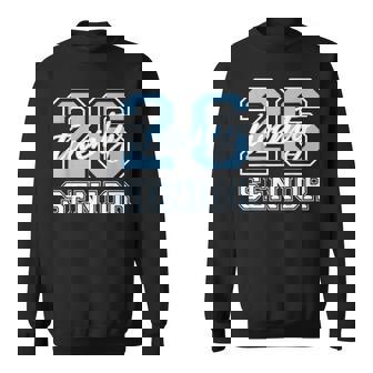 Class Of 2026 Senior Graduation Varsity Pale Blue Letters Sweatshirt | Mazezy