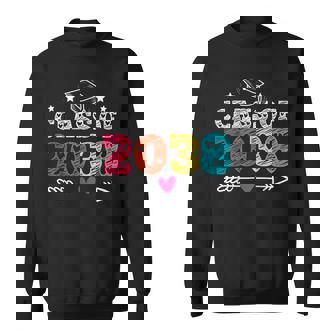 Class Of 2038 Grow With Me First Day Of School Graduation Sweatshirt - Thegiftio