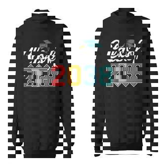 Class Of 2038 Grow With Me Kindergarten To Graduation Sweatshirt | Mazezy