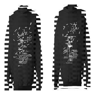 Coastal Cowgirl Surfing Waves Beach Adventure Sweatshirt - Thegiftio