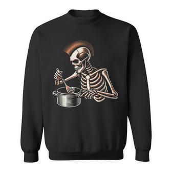 Cocina Esqueleto Chef Cocinar Gastronomía Gourmet Cocinero Camisa de entrenamiento - Regaloses