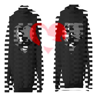 Coeur Amoureux Des Animaux Océan Épaulard Baleine Orque Sweater e - Cadeauxyz