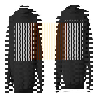 Color Of The Year 2024 -ピーチファズとブラックストライプ スウェットシャツ - Kawaiitshirt