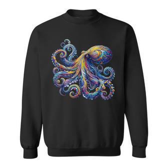 Colorful Octopus Squid Kraken Sea Animal Sweatshirt - Thegiftio UK
