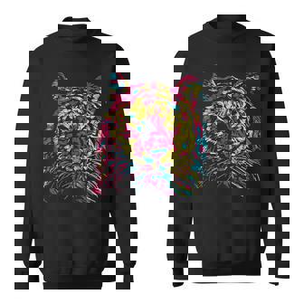Colorful Tiger Tigers Fashion Graphic スウェットシャツ - Kawaiitshirt