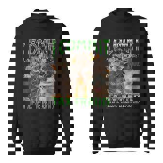 I Commit Tax Fraud Cat Meme Bootleg Graphic Sweatshirt - Thegiftio