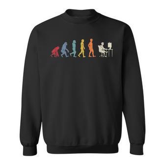 Computer Informatik Geschenk Nerd Evolution Programmierer Sweatshirt - Geschenkecke