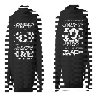 Connected To God The Password Is Prayer インスピレーションデザイン スウェットシャツ - Kawaiitshirt