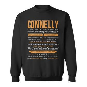 Connelly Completely Unexplainable Notices Everything But Won’T Say It Name Sweatshirt | Seseable UK