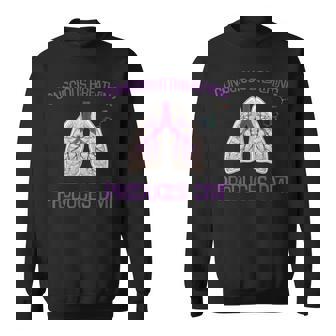 Conscious Breathing Produces Dmt分子トリッピーサイケデリック スウェットシャツ - Kawaiitshirt