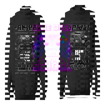 Controller Game Over Back To School First Day Of School Boys Sweatshirt - Thegiftio UK