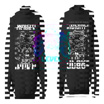 Controller Kindergarten Level Unlocked 1St Day Of School Boy Sweatshirt | Mazezy