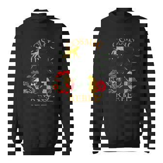 Cosmic Rebel Panthère Léopard Lune intage Rétro Sweater e - Cadeauxyz