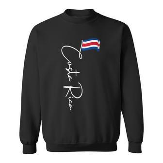 Costa Rica Flag Vacation Tropical Pura Vida Costa Rica Sweatshirt - Thegiftio UK