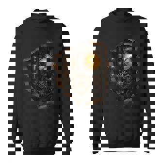 Costume De Robotteampunk Gears En Tissu Déchiré Graphique 3D Sweater e - Cadeauxyz