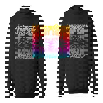 Coucher De Soleil Sur La Plageintage De Maho À Saint-Martin Sweater e - Cadeauxyz