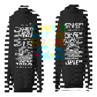 Cousin Crew 2025 Summer Vacation Beach Family Trip Matching Sweatshirt - Thegiftio
