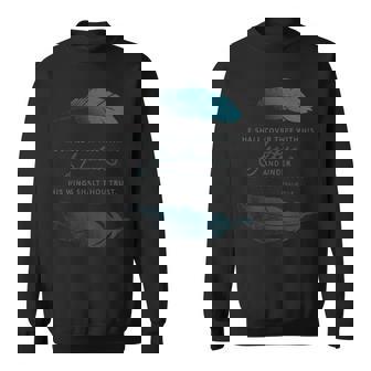 Cover With His Feathers Psalm 91 Kjv 聖書の言葉 スウェットシャツ - Kawaiitshirt