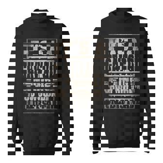 Crawford Last Name It's A Crawford Thing On Back Sweatshirt - Thegiftio