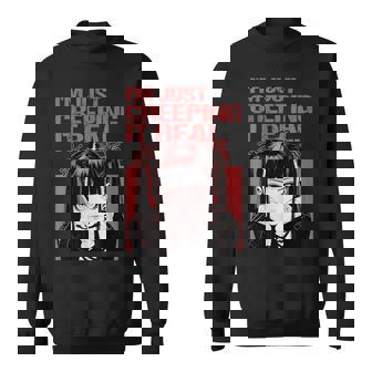 Creeping It Real ゴシック アニメ ソフト グランジ エモ オタク スウェットシャツ - Kawaiitshirt