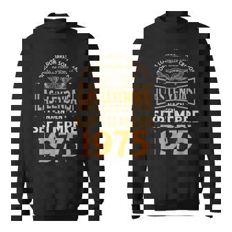 Cumpleaños Hombre Regalos Las Leyendaseptiembre 1975 Camisa de entrenamiento - Regaloses