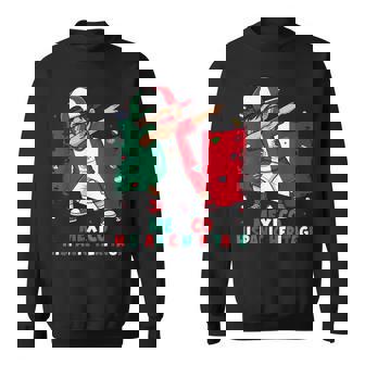 Dabbing Boy Mexico Hispanic Heritage Month Mexico Flag Sweatshirt | Mazezy