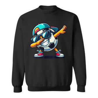 Dabbing Soccer Ball Player Sweatshirt - Thegiftio