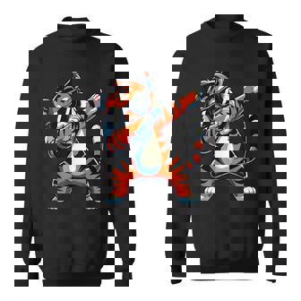 Dabbing Tiger With Sunglasses Tiger Animal Sweatshirt - Thegiftio UK