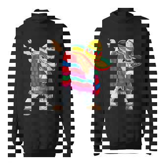 Dabbing メキシカン ポンチョ シンコ・デ・マヨ ボーイズ メンズ ソンブレロ ダブ スウェットシャツ - Kawaiitshirt
