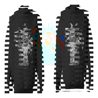 Dachshund July 4Th Liberty Fourth Of July Dachshund Sweatshirt - Thegiftio