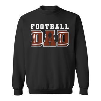 Dad American Football Happy Birthday Family Matching Retro Sweatshirt - Thegiftio UK
