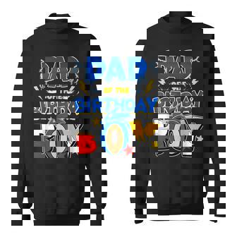 Dad Of The Birthday Boy Family Matching Party Video Game Sweatshirt | Mazezy