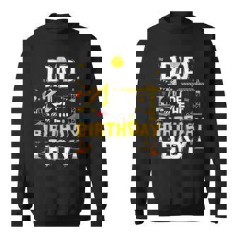 Dad Of The Birthday Boy Matching Construction Crew B-Day Sweatshirt | Seseable CA