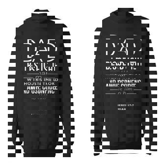 Dad Blessed Is The Man Jeremiah 17 Sweatshirt | Mazezy