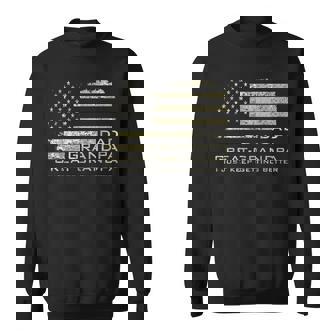 Dad Grandpa Great Grandpa American Flag Fathers Day 4 July Sweatshirt - Thegiftio