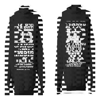 Dad Of Layla Personalized Name Father's Day Sweatshirt - Monsterry