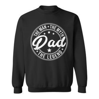 Dad The Man The Myth The Legend Father's Day Mens Sweatshirt - Thegiftio UK